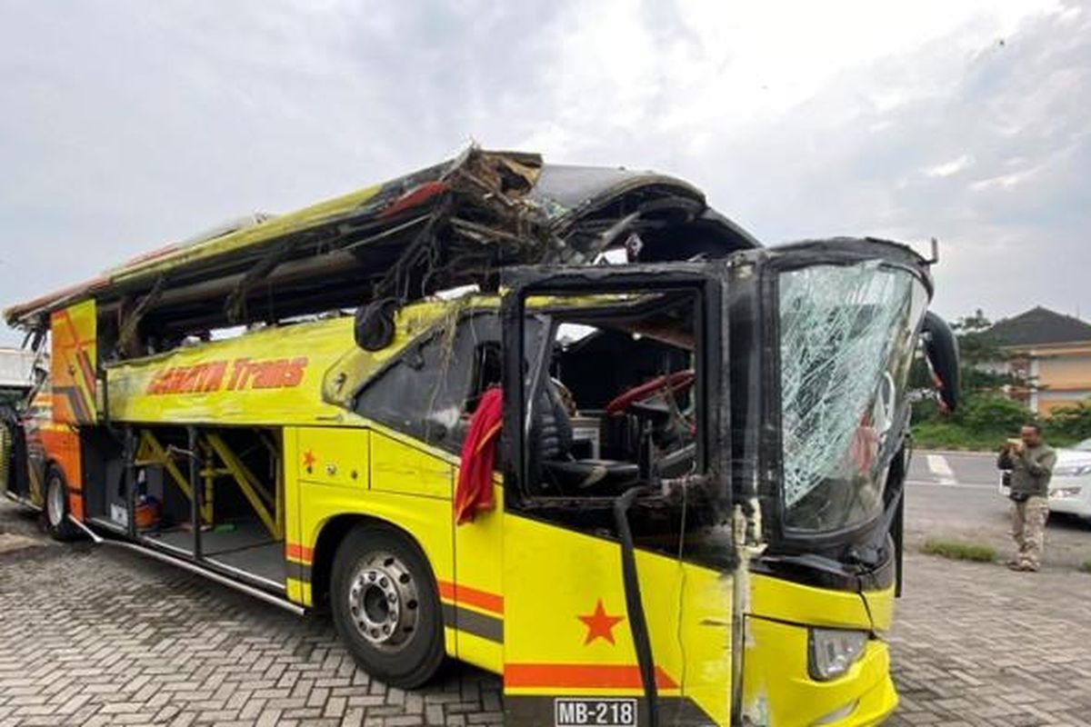 Kemenhub Ungkap Hasil Uji Kelayakan, Bus Kecelakaan Tol Krapyak Tak Laik Jalan
