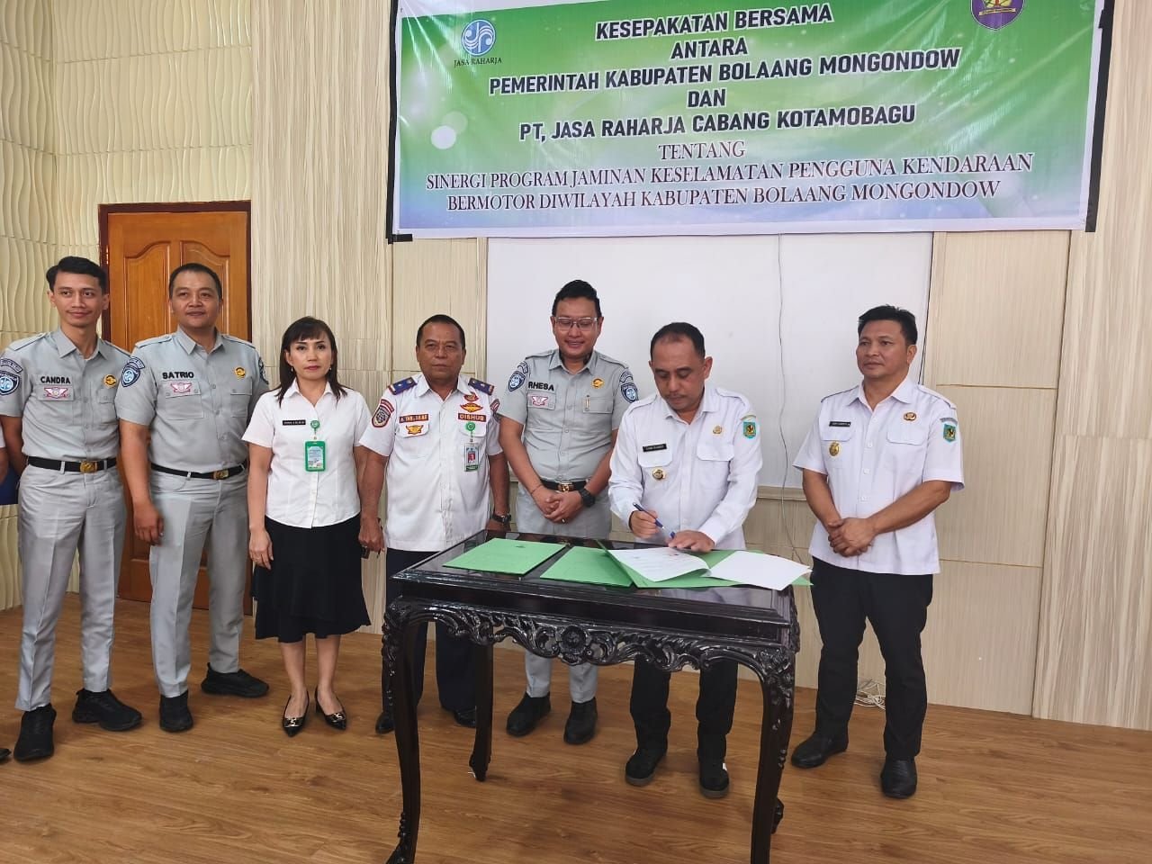Kerja Sama Pemkab Bolmong dan Jasa Raharja untuk Penanganan Kecelakaan