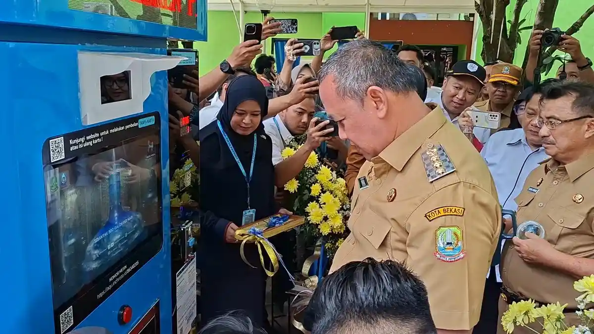 Kurangi Sampah Plastik, Kota Bekasi Sediakan Spot Air Minum Ramah Lingkungan