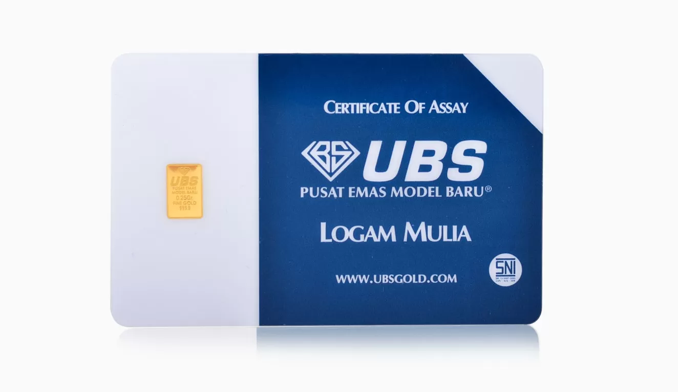 Harga Emas Pegadaian Hari Ini: UBS Naik Tipis, Pasar Tetap Tenang