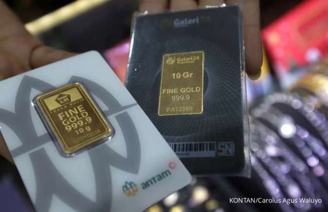 Harga Emas Hari Ini: UBS dan Galeri24 Kompak Turun, Simak Rinciannya