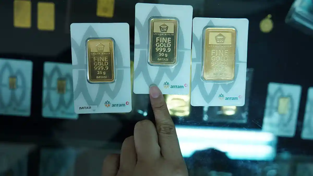 Emas Antam Hari Ini Naik Jadi Rp2,605 Juta per Gram