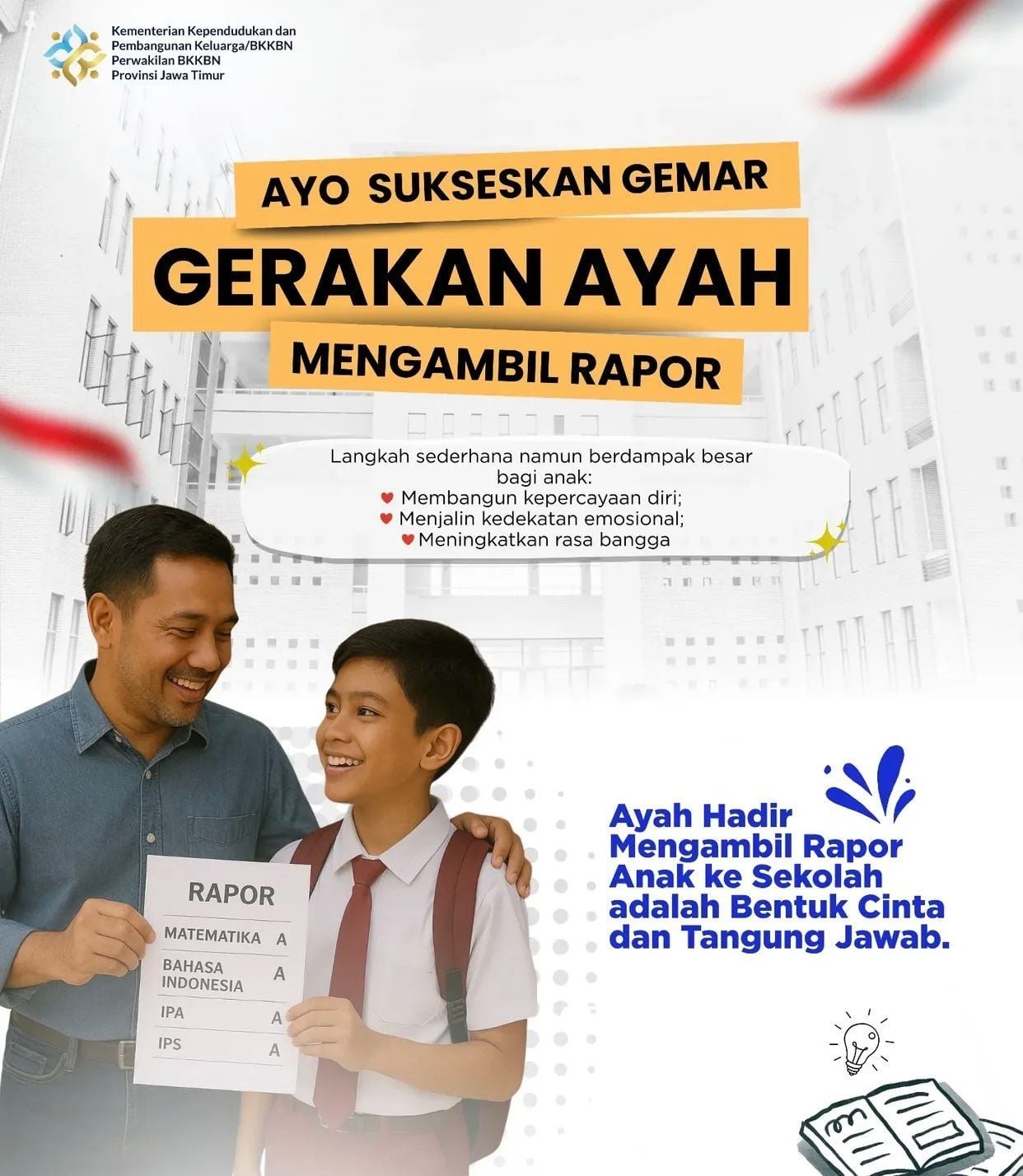 Gerakan Ayah Mengambil Rapor, Ini Arti dan Pesan Pentingnya