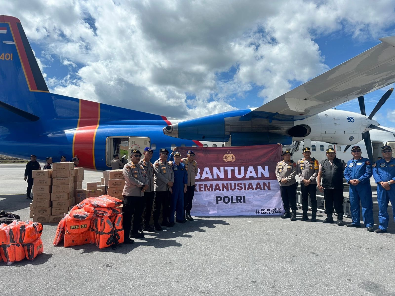 Bantuan Logistik Polda Sumut Fokus ke Wilayah Terisolasi di Sumatera Utara