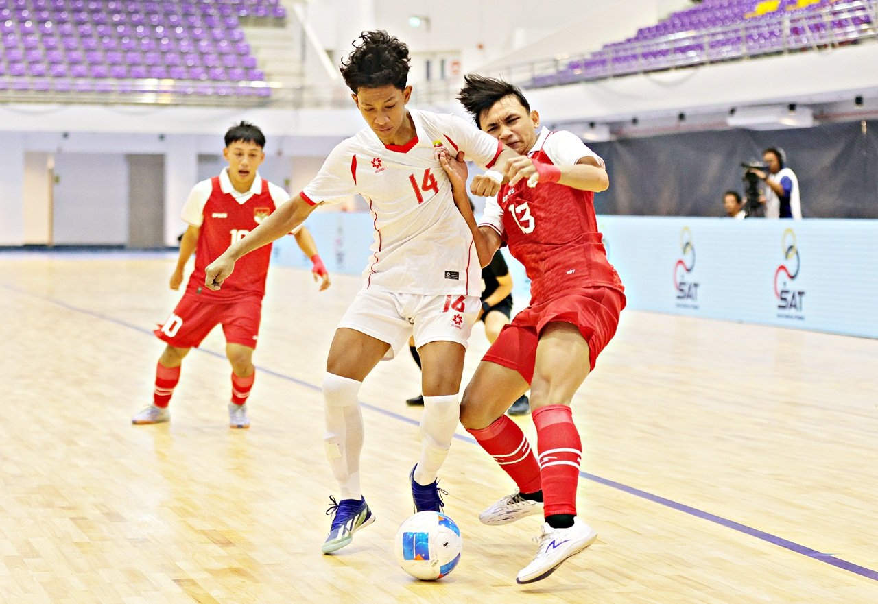 Futsal ASEAN U-19: Indonesia Libas Myanmar 4-1 dan Lolos Semifinal