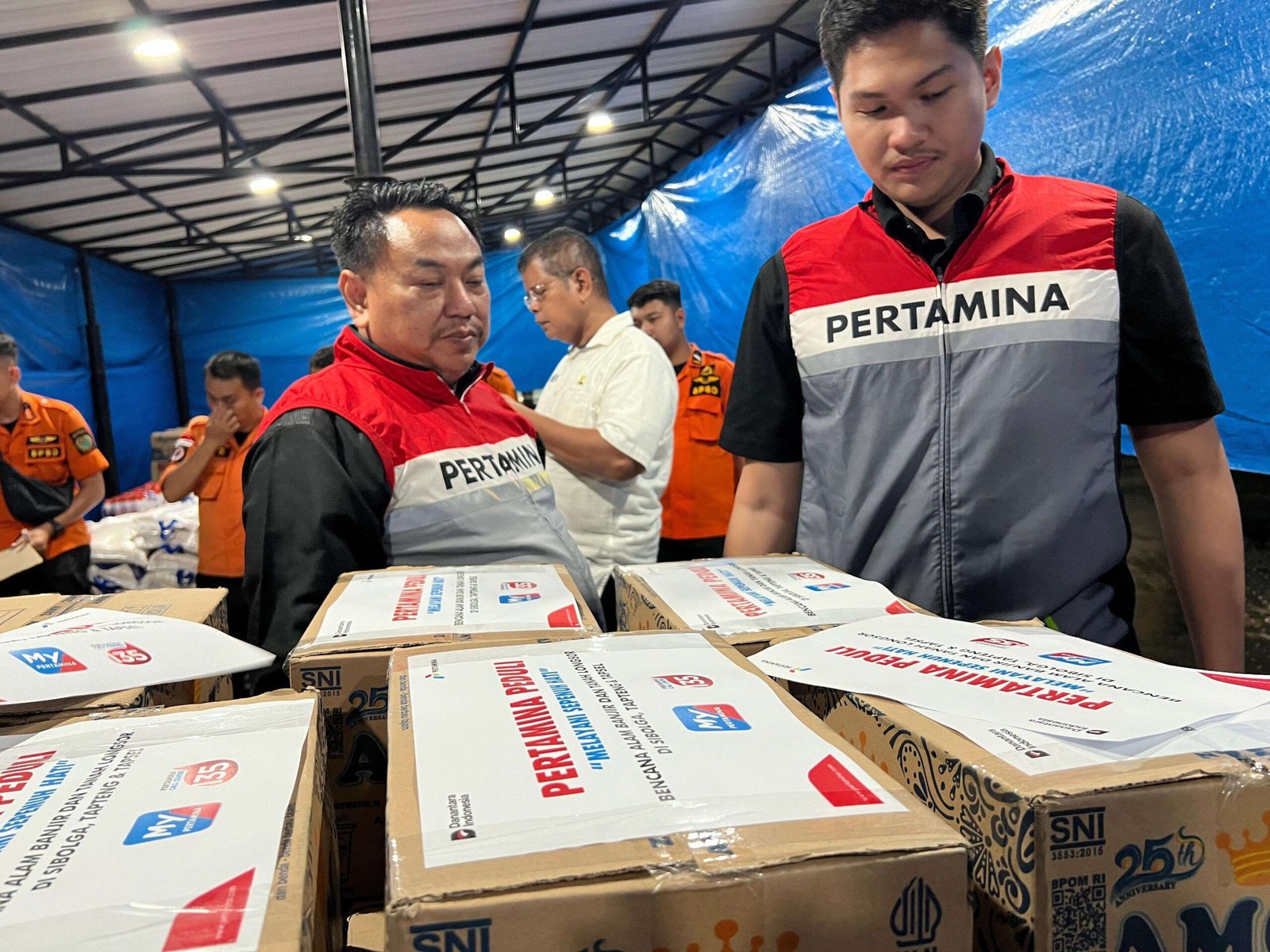 400 Operator SPBU Terima Bantuan dari Pertamina Patra Niaga Sumbagut