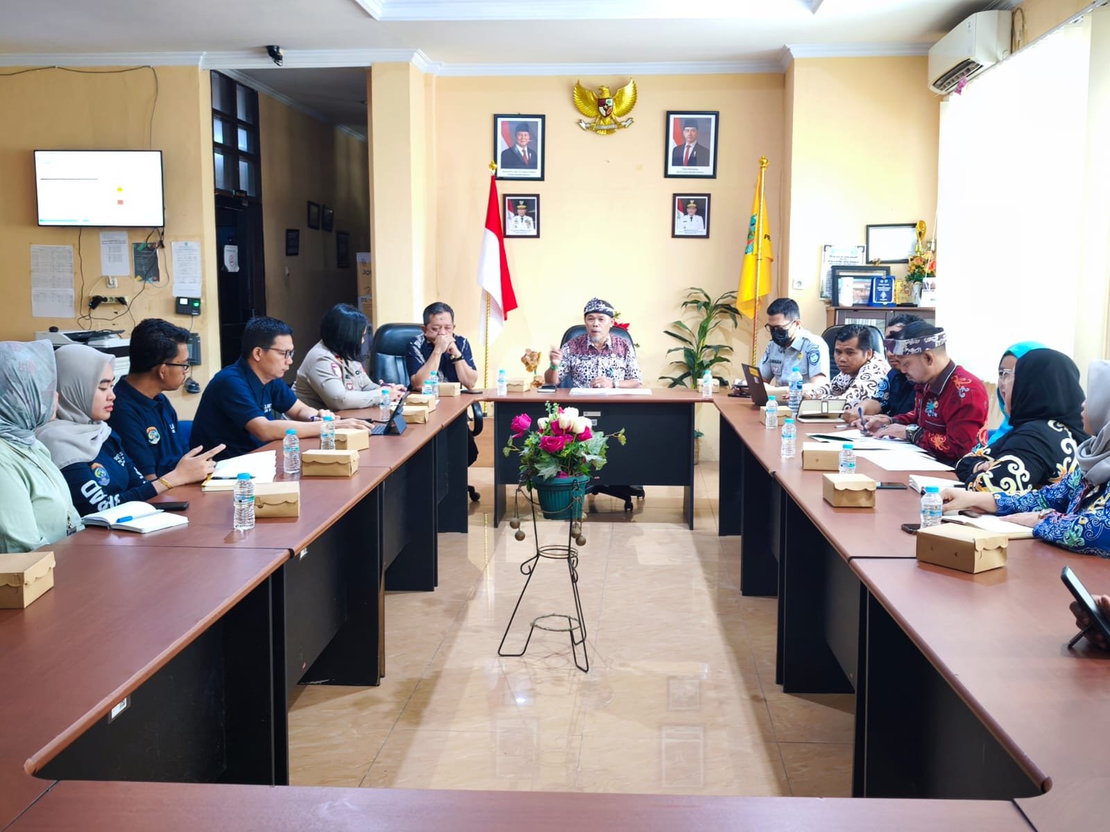Rapat Evaluasi Kinerja dan Sinergi Pendapatan Pajak Kendaraan Bermotor Samsat Kota Tarakan