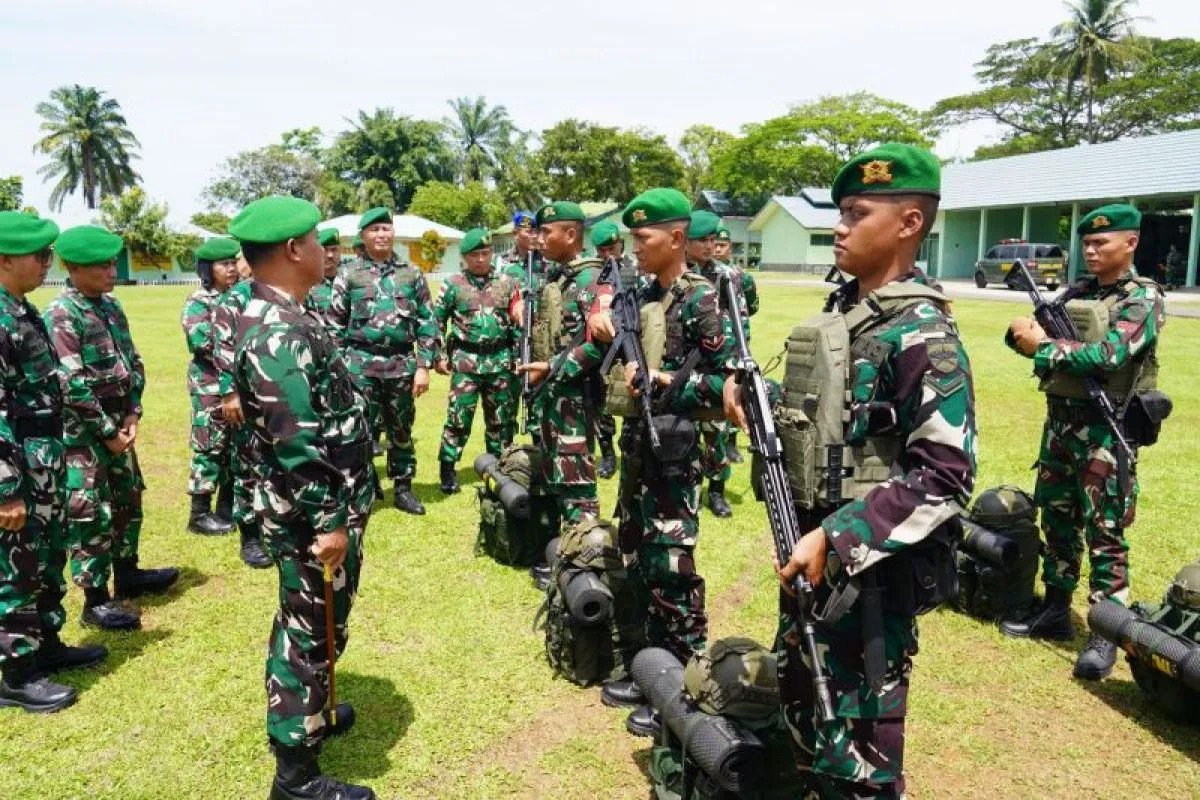 Tegakkan Kedaulatan NKRI, Korem 041 Kirim Satgas Pengamanan Pulau Terluar