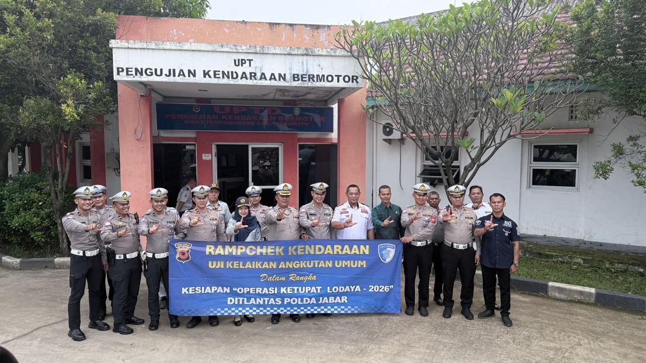 Ramp Check di Terminal Sindang, Jasa Raharja Indramayu Bersama Stakeholder Perkuat Keselamatan Angkutan Umum