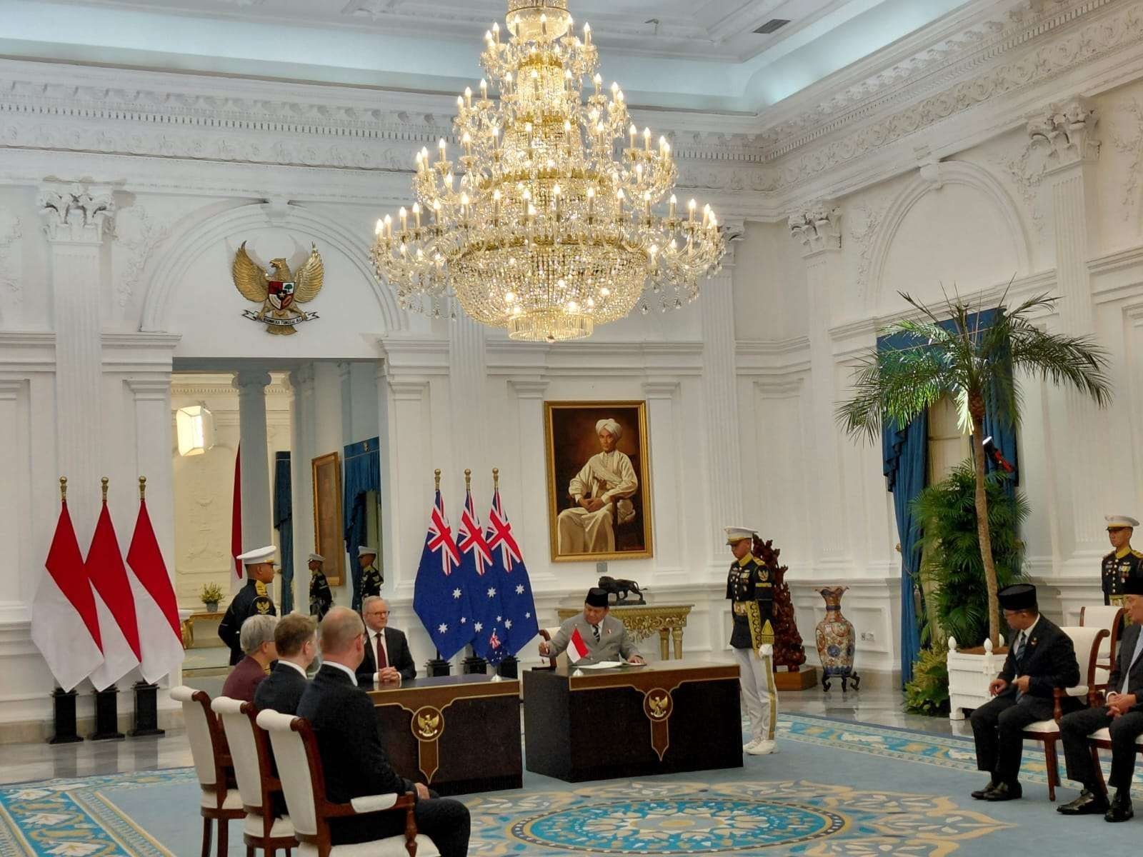 Prabowo dan PM Albanese Teken Traktat Keamanan Indonesia-Australia
