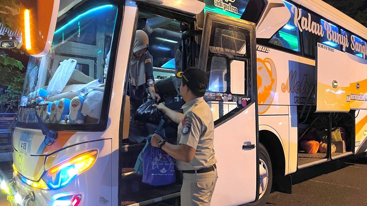 Dukung Mudik Aman dan Nyaman, Jasa Raharja Palopo Gelar Penyambutan Peserta Mudik di Palopo