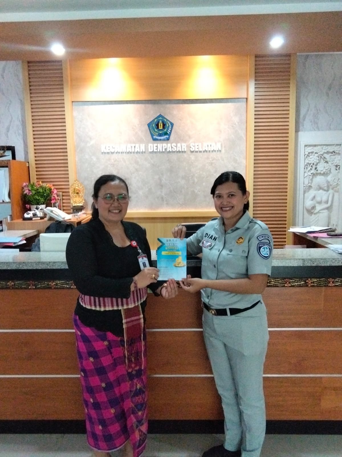 Jasa Raharja Bali Perkuat Sinergi dengan Kecamatan Denpasar Selatan melalui Sosialisasi Gebyar Emas