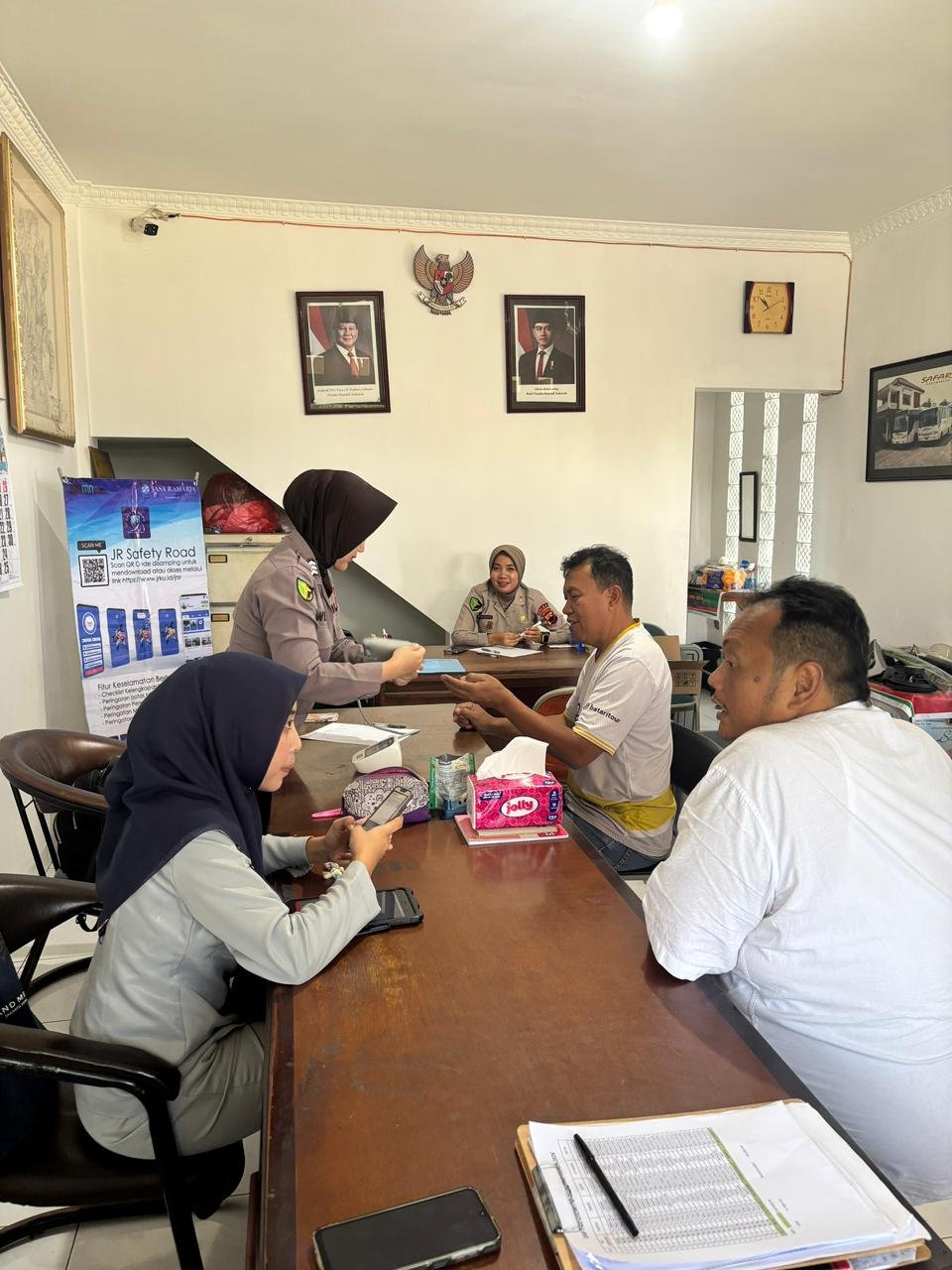 Jasa Raharja Gelar Pemeriksaan Kesehatan Gratis Melalui Program MUKL di PO Bus Safari Salatiga