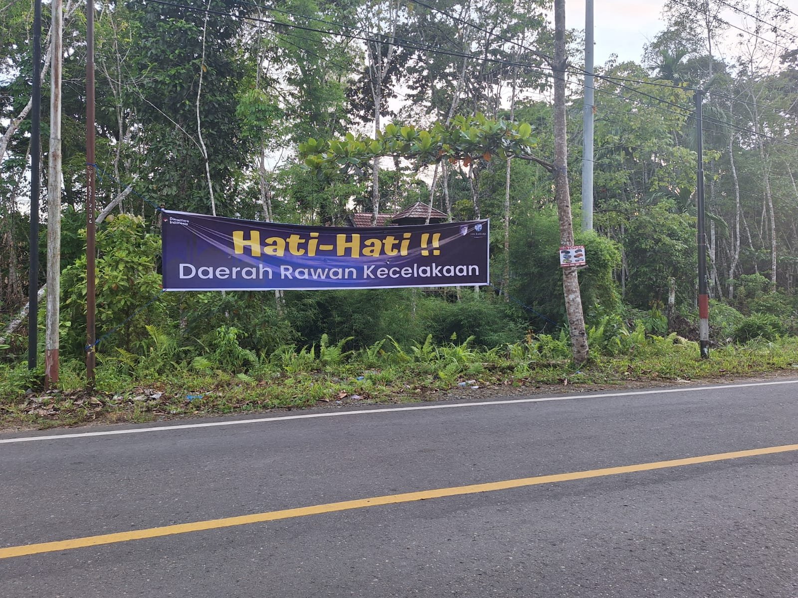 140 Spanduk Terpasang, Jasa Raharja Kalteng Gencarkan Imbauan Keselamatan di Jalur Rawan Laka