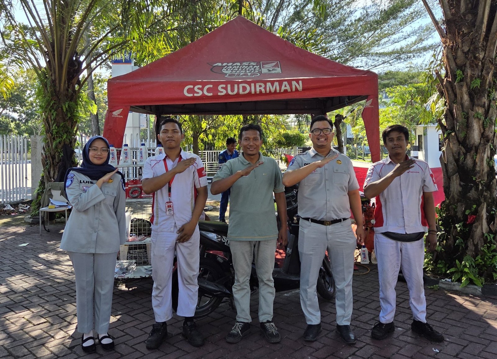 Jasa Raharja Kanwil Riau dan Tim Pembina Samsat Kolaborasi dengan Capella Honda Sudirman Berikan Apresiasi Service Murah Wajib Pajak Patuh