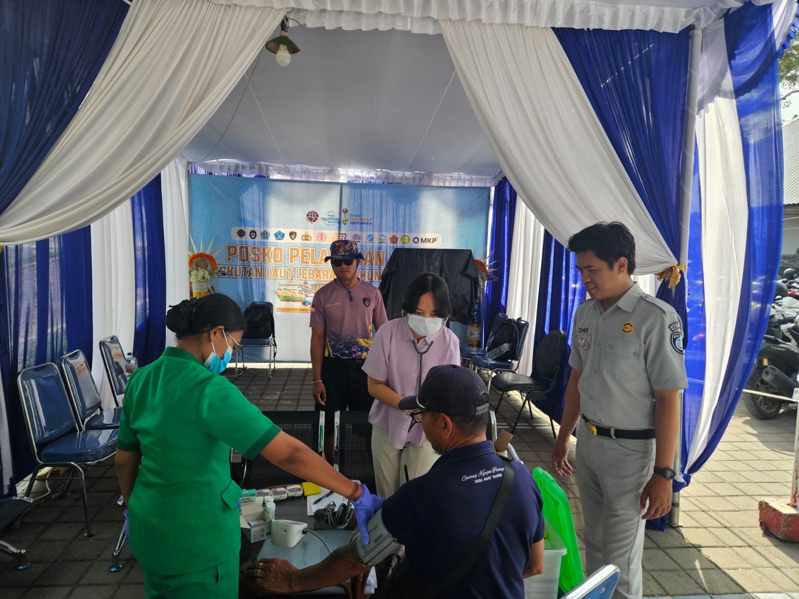 Jasa Raharja Bali Gelar Pelayanan Kesehatan Gratis (MUKL) di Pelabuhan Sanur, Dukung Keselamatan dan Kesehatan Masyarakat