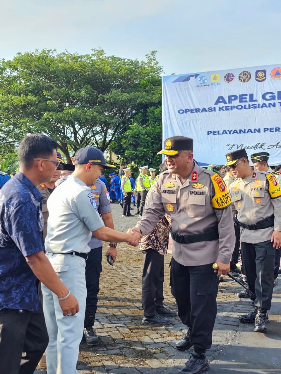 Jasa Raharja Cabang Mamuju Ikuti Apel Gelar Pasukan Operasi Ketupat Marano dalam Rangka Pengamanan dan Pelayanan Idul Fitri 1447