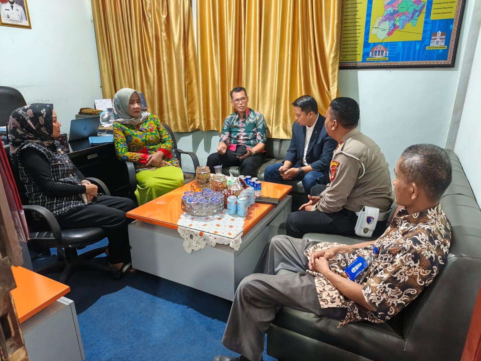 Dorong Optimalisasi PKB dan SWDKLLJ, Kepala Cabang Kotabumi Evaluasi Kinerja Samsat