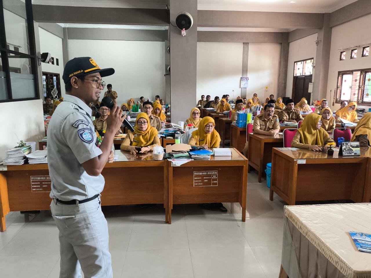 Tingkatkan Kesadaran Lalu Lintas, Jasa Raharja Malang Gelar Sosialisasi PPKL di SMAN 1 Singosari