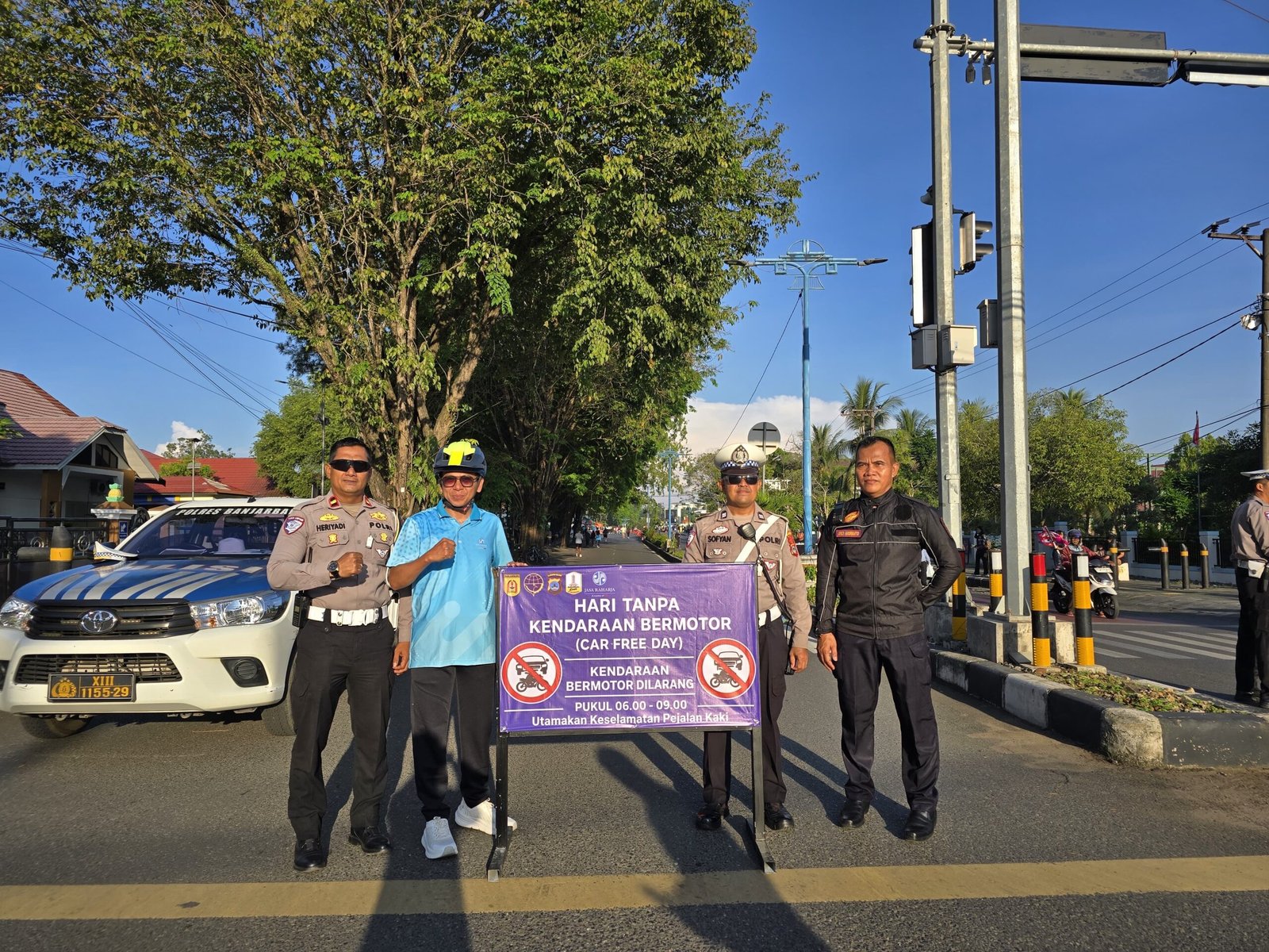 CFD Banjarbaru, Tim Pembina Samsat Banjarbaru Dorong Kesadaran Keselamatan Masyarakat