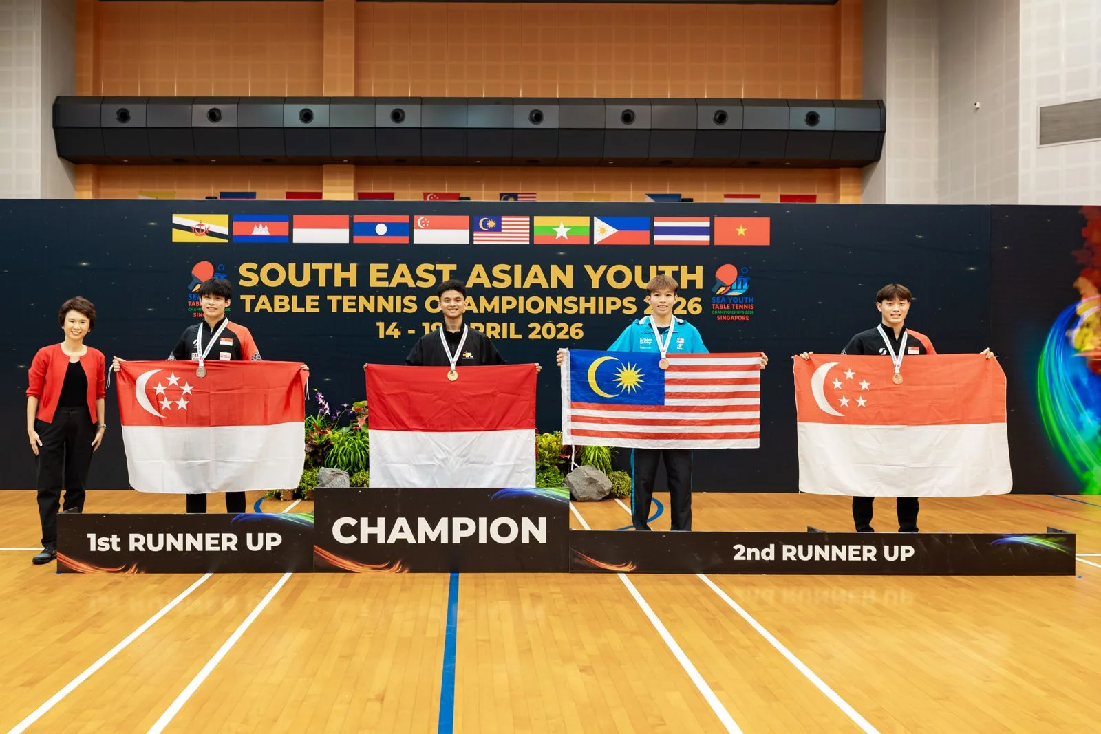Indonesia Raih Emas dan Perunggu di SEA Youth Table Tennis Championship 2026