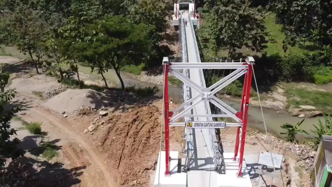 Kementerian PU Bangun 105 Jembatan Gantung di 25 Provinsi untuk Konektivitas Desa