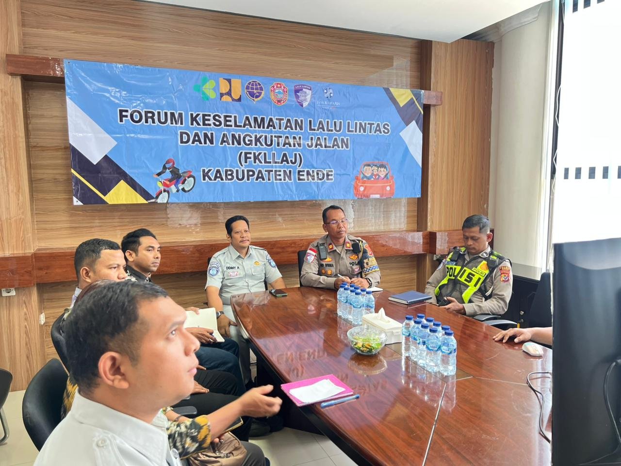 Jasa Raharja Ende Gelar Forum Lalu Lintas Angkutan Jalan Bahas Evaluasi Kecelakaan, Perkuat Sinergi, Tekan Angka Kecelakaan Tiga Bulan Terakhir