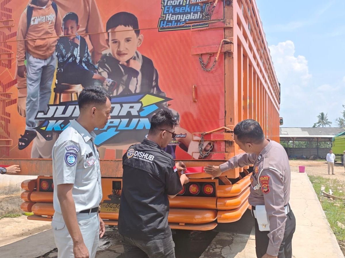 Upaya Tekan Risiko Kecelakaan, Samsat Pesawaran Gelar Rampcheck dan Edukasi Keselamatan