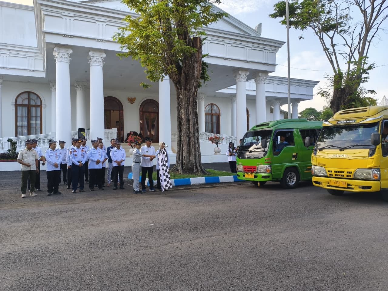 Jasa Raharja Bojonegoro Hadiri Pemberangkatan Simbolis Program Angkutan Pelajar Gratis Tahun 2026