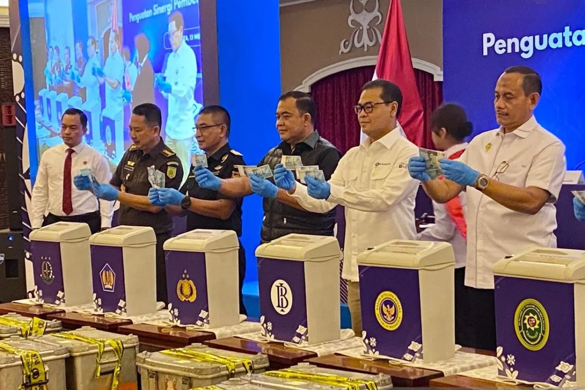 BI Gandeng Polri Musnahkan 466.535 Lembar Uang Rupiah Palsu