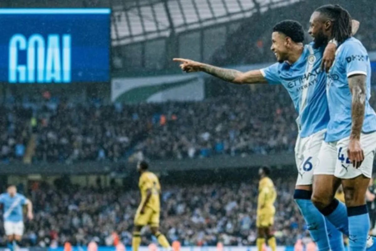 Manchester City Menang Telak 3-0 Atas Crystal Palace