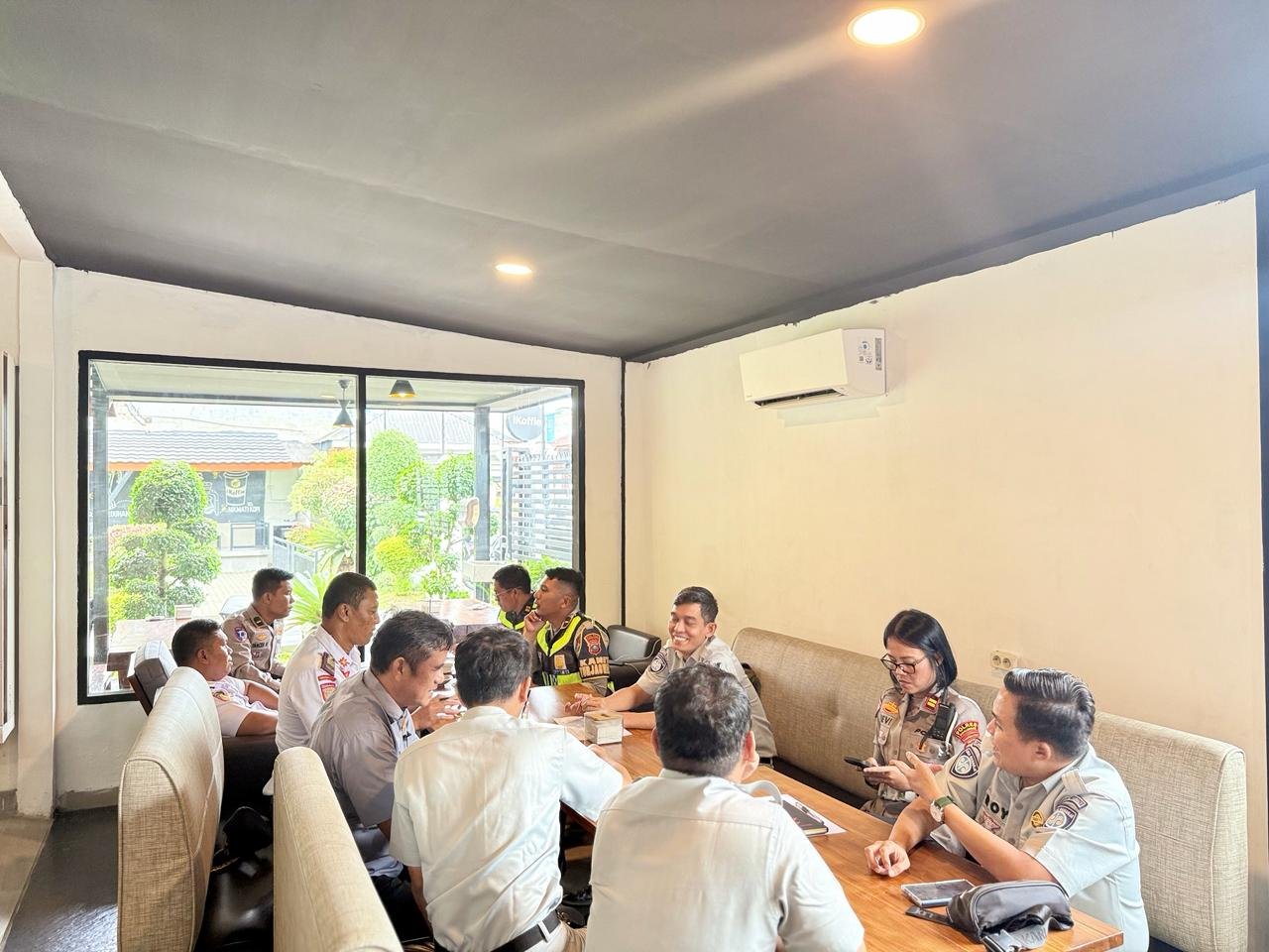 Jasa Raharja Bersama Stakeholder Putar Video Himbauan Keselamatan Lalu Lintas di Kota Pematangsiantar