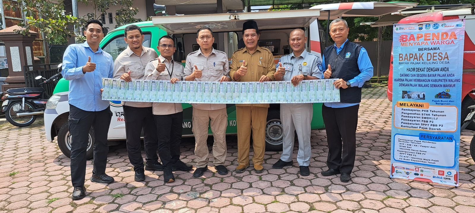 BAPAK DESA Digelar di Banturejo,Jasa Raharja Malang dan Bapenda Kabupaten Malang Gencarkan Penagihan Tunggakan PKB