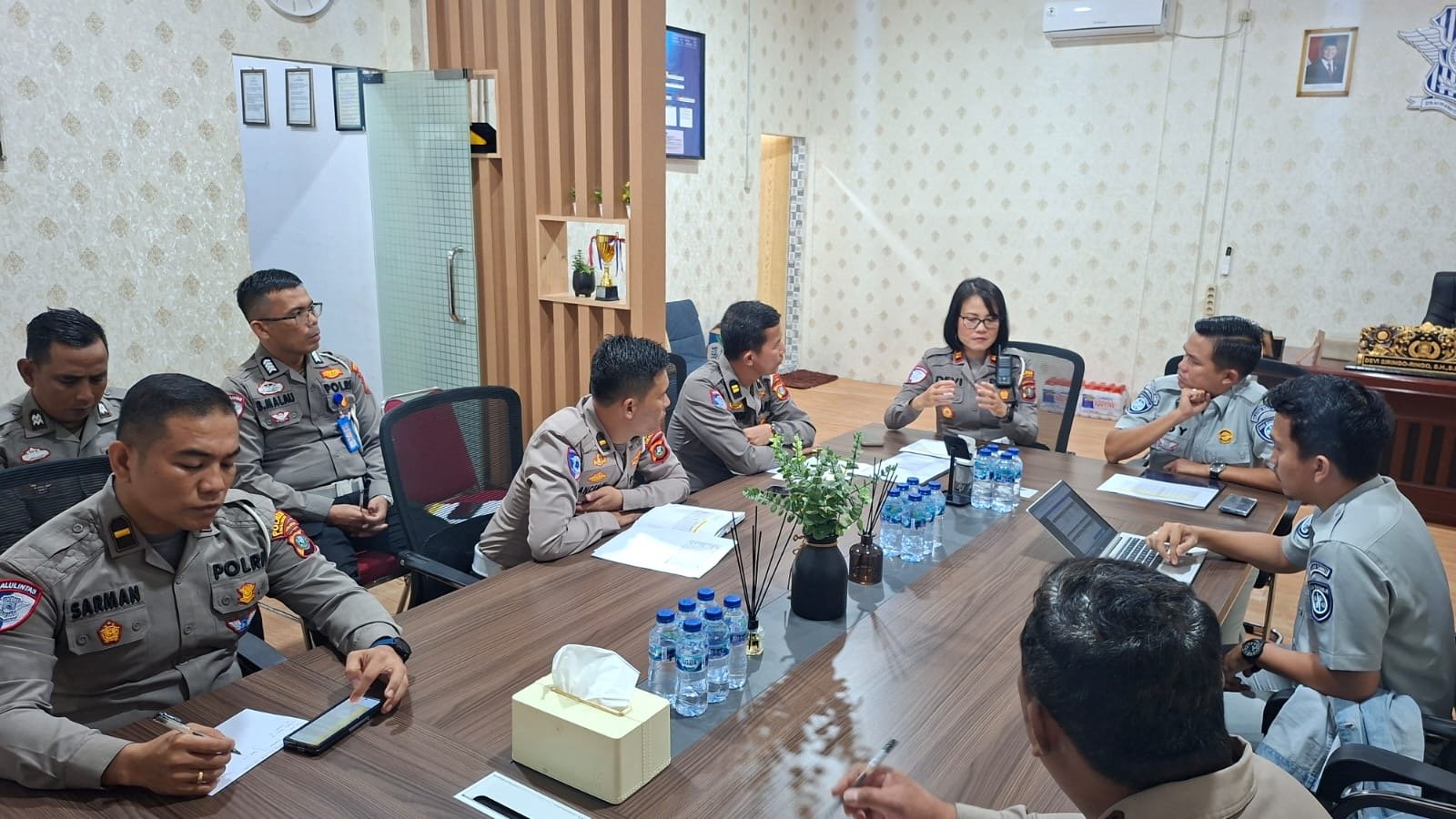 Jasa Raharja dan Satlantas Polres Simalungun Perkuat Sinergi Melalui Rapat Koordinasi FKLLAJ