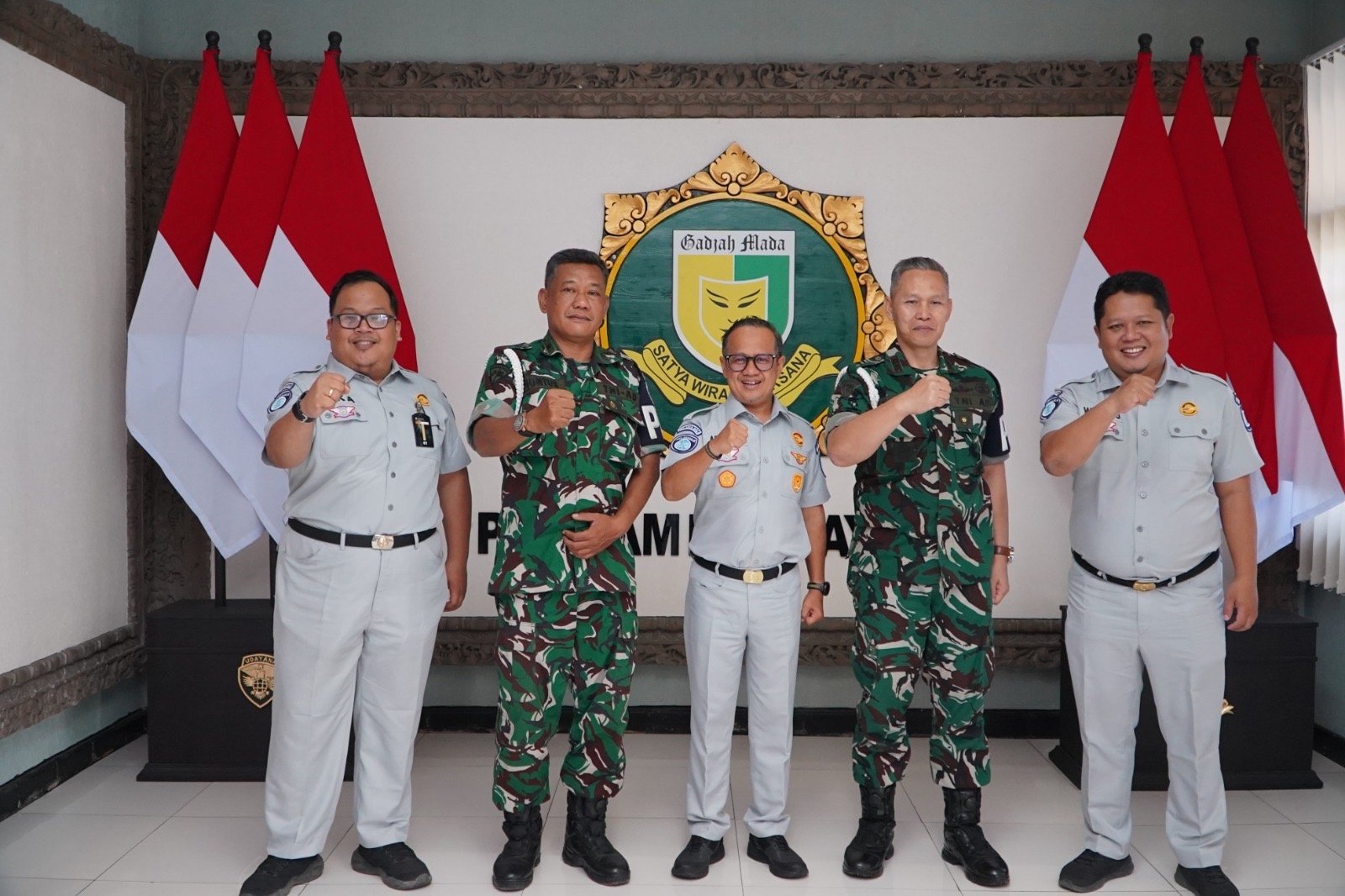 Jasa Raharja dan POMDAM IX/Udayana Bahas Langkah Bersama Wujudkan Keselamatan Berkendara