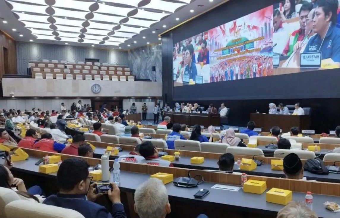 Buruh Audiensi ke DPR, Minta 3 PP Turunan Omnibus Law Dicabut