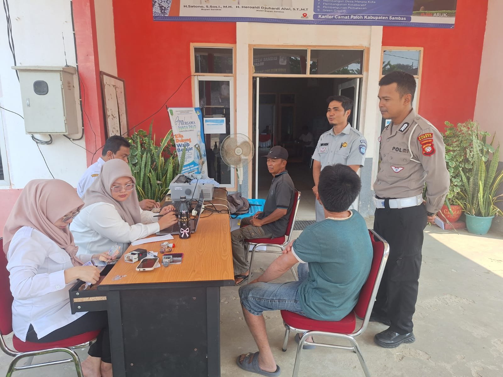 Samsat Gokatan di Kecamatan Paloh, Jasa Raharja Singkawang Hadir Dekatkan Pelayanan ke Masyarakat