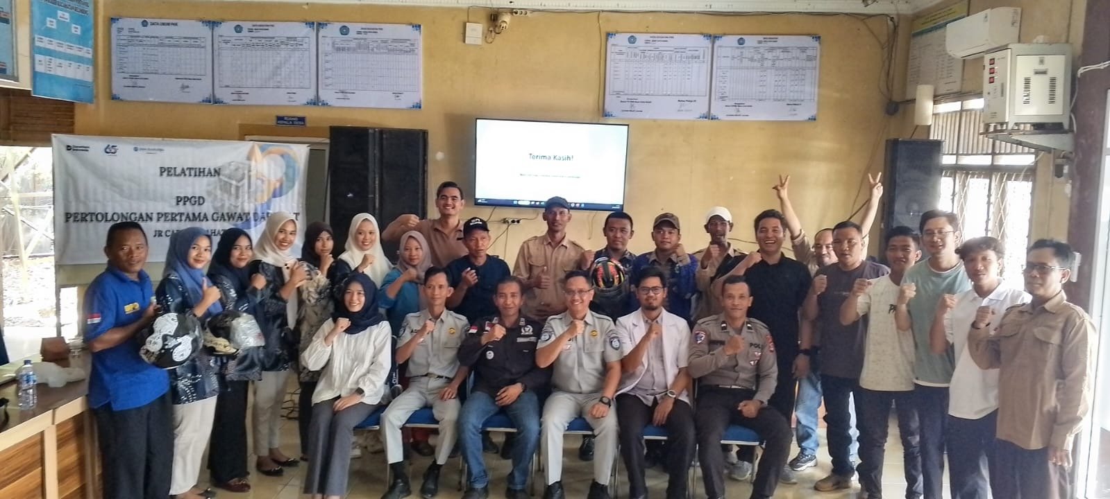 Jasa Raharja Lahat Gelar Pelatihan PPGD di Desa Cinta Kasih, Muara Enim
