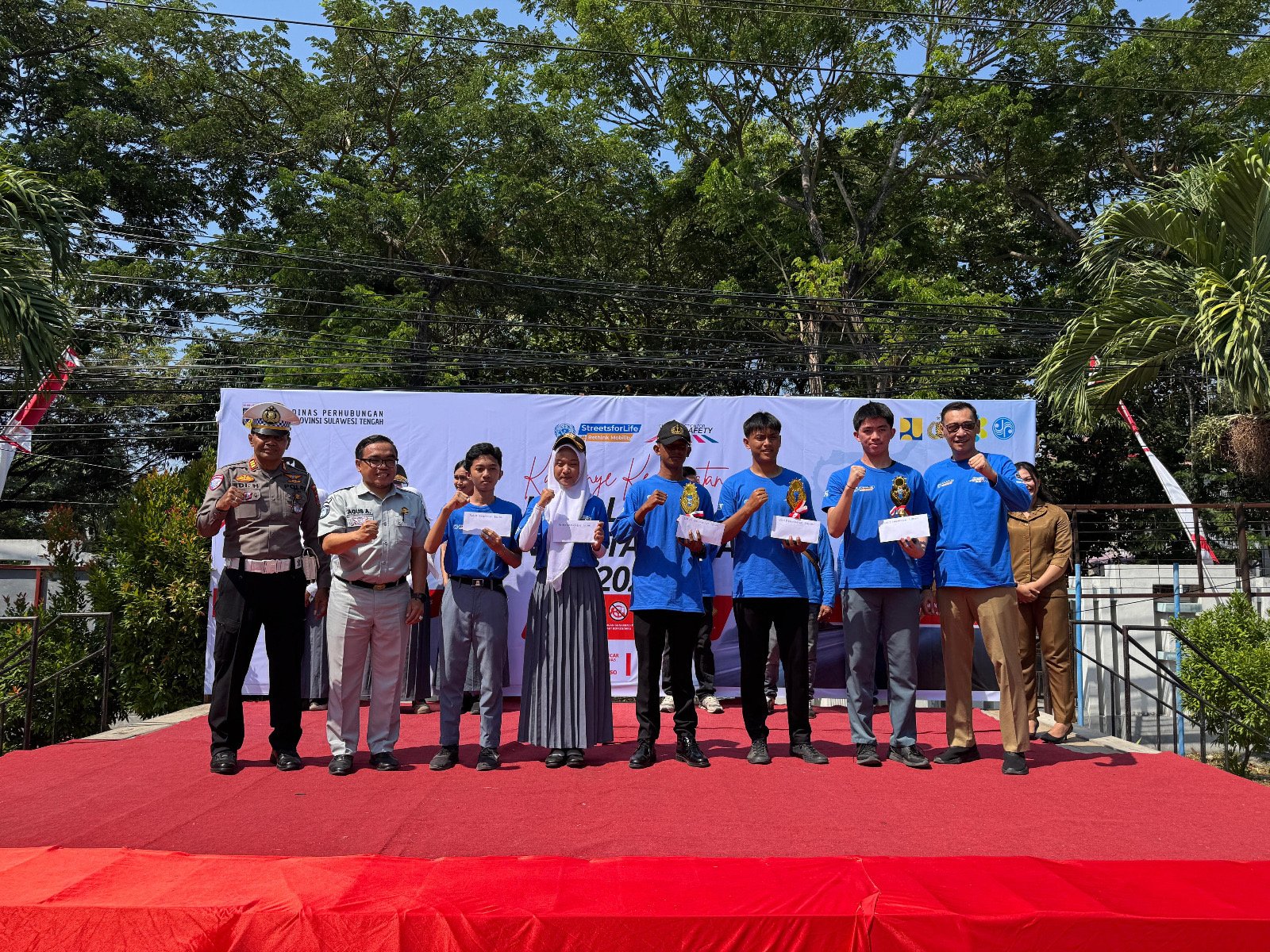 Jasa Raharja Kantor Wilayah Sulawesi Tengah Aktif Bersinergi dengan Dishub Dukung Kampanye Keselamatan Lalu Lintas