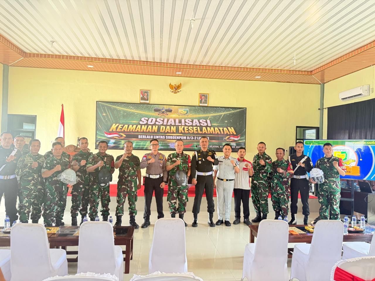 Jasa Raharja Perkuat Edukasi Keselamatan Berlalu Lintas kepada TNI AD dan Babinsa Lampung Selatan Jasa Raharja Perkuat Edukasi Keselamatan Berlalu Lintas kepada TNI AD dan Babinsa Lampung Selatan