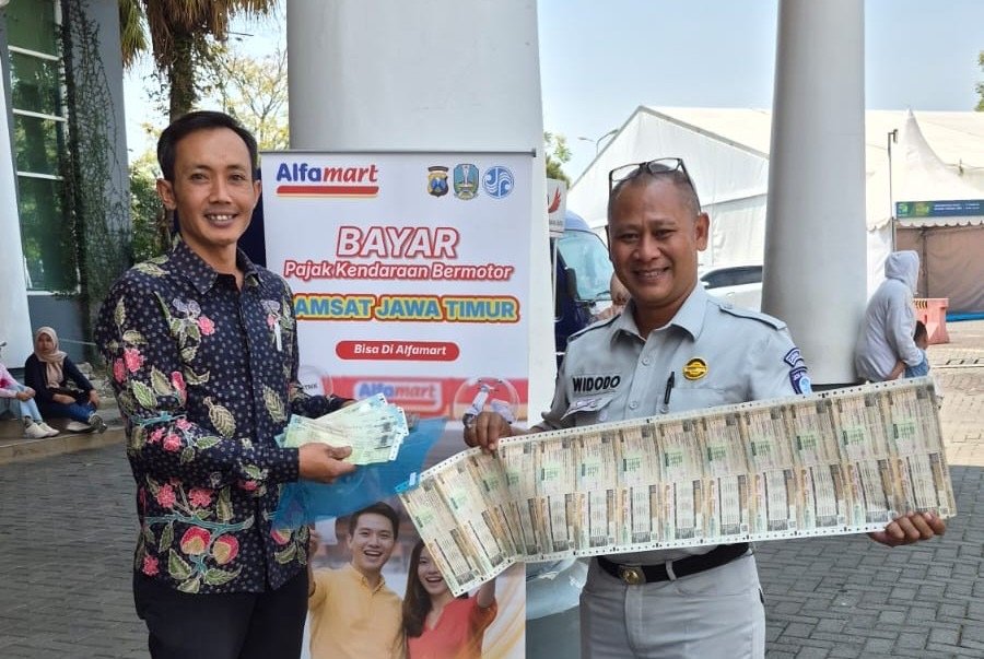 Jasa Raharja Sosialisasikan Pembayaran Pajak Kendaraan melalui e-Samsat Alfamart