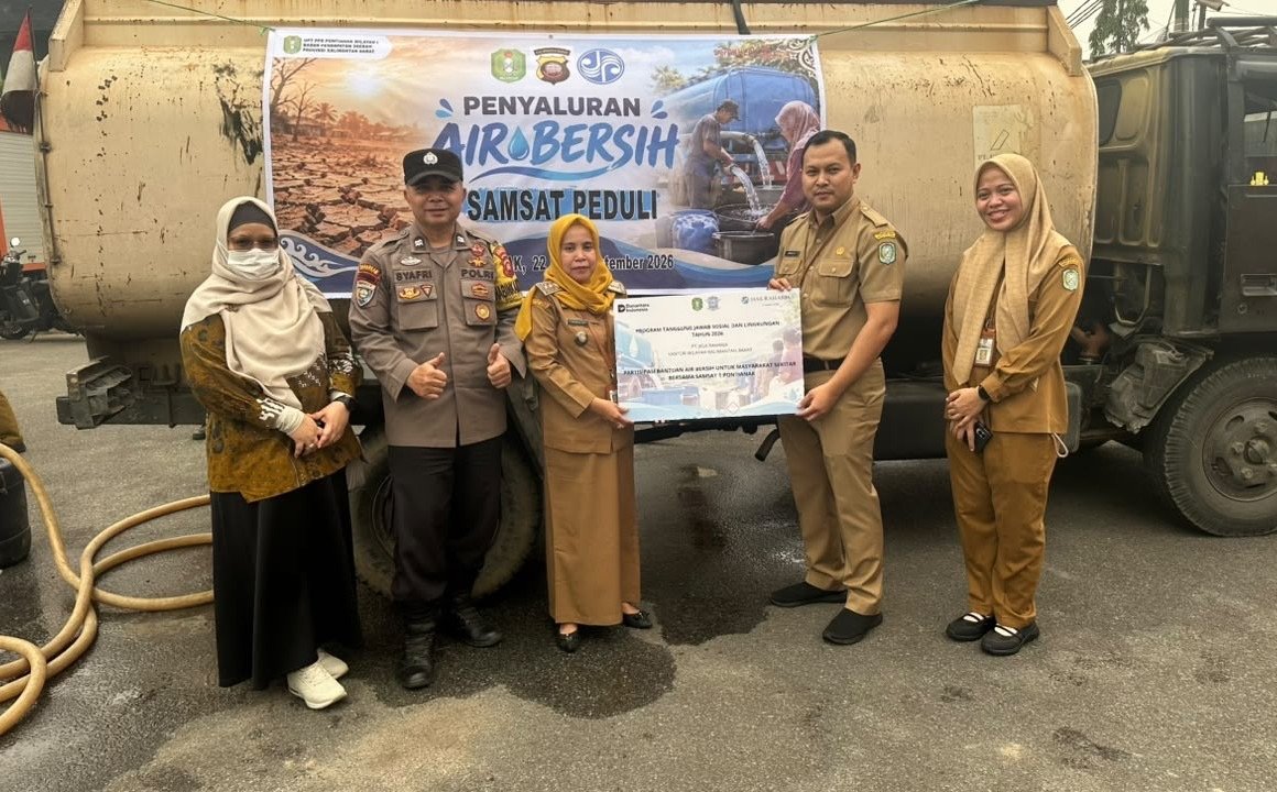Jasa Raharja dan Samsat Pontianak Salurkan Air Bersih bagi Masyarakat melalui Program TJSL Jasa Raharja dan Samsat Pontianak Salurkan Air Bersih bagi Masyarakat melalui Program TJSL