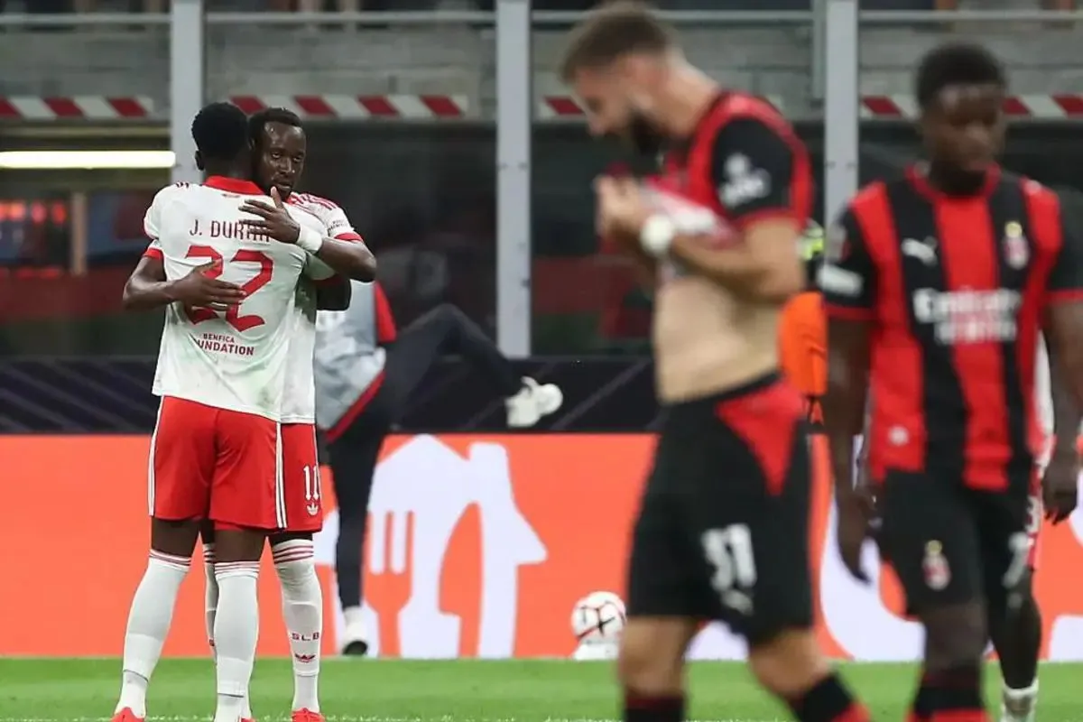 AC Milan Keok di Kandang, Benfica Bawa Pulang Kemenangan 0-2