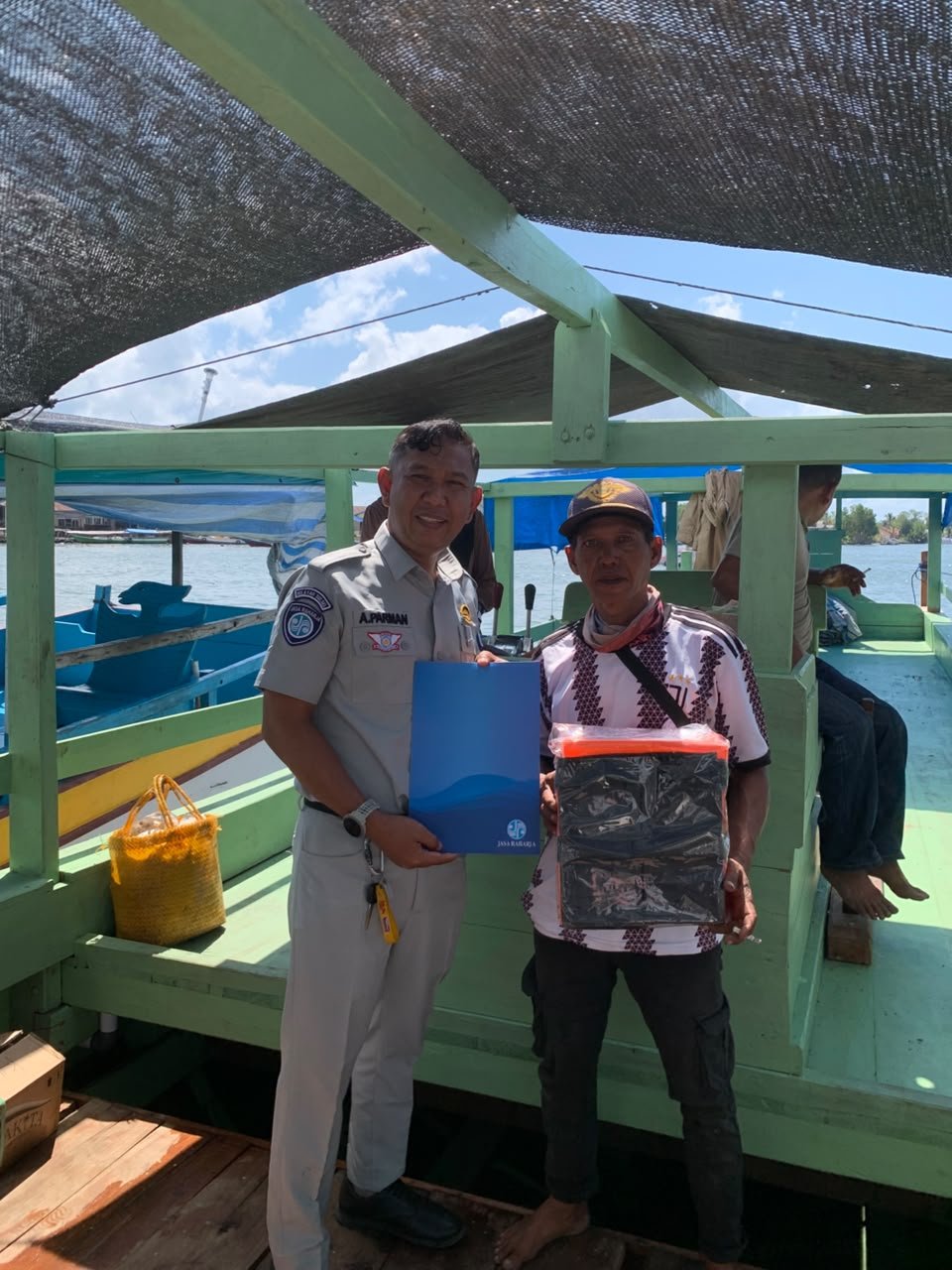 Jasa Raharja Sinjai Hadir Dukung Keselamatan Penumpang di Pelabuhan Cappa Ujung