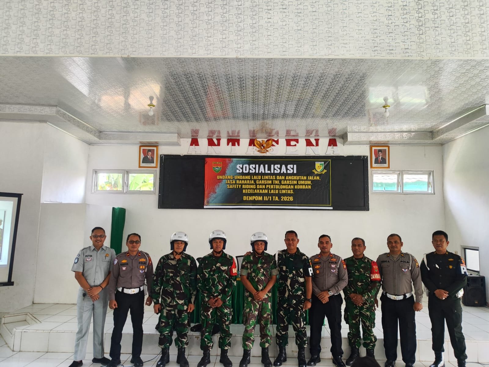 Jasa raharja bengkulu utara edukasikan keselamatan berlalu lintas dan kenalkan jasfren di denpom II/1 Jasa raharja bengkulu utara edukasikan keselamatan berlalu lintas dan kenalkan jasfren di denpom II/1