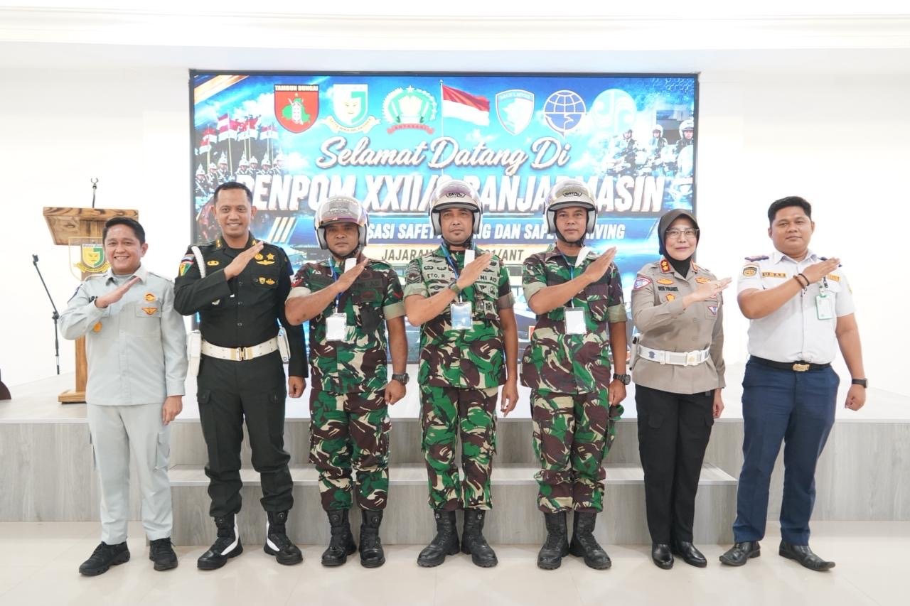 Tekan Risiko Kecelakaan, Jasa Raharja Kalsel Perkuat Budaya Berkendara Aman Bersama Denpom XXII/2 Banjarmasin