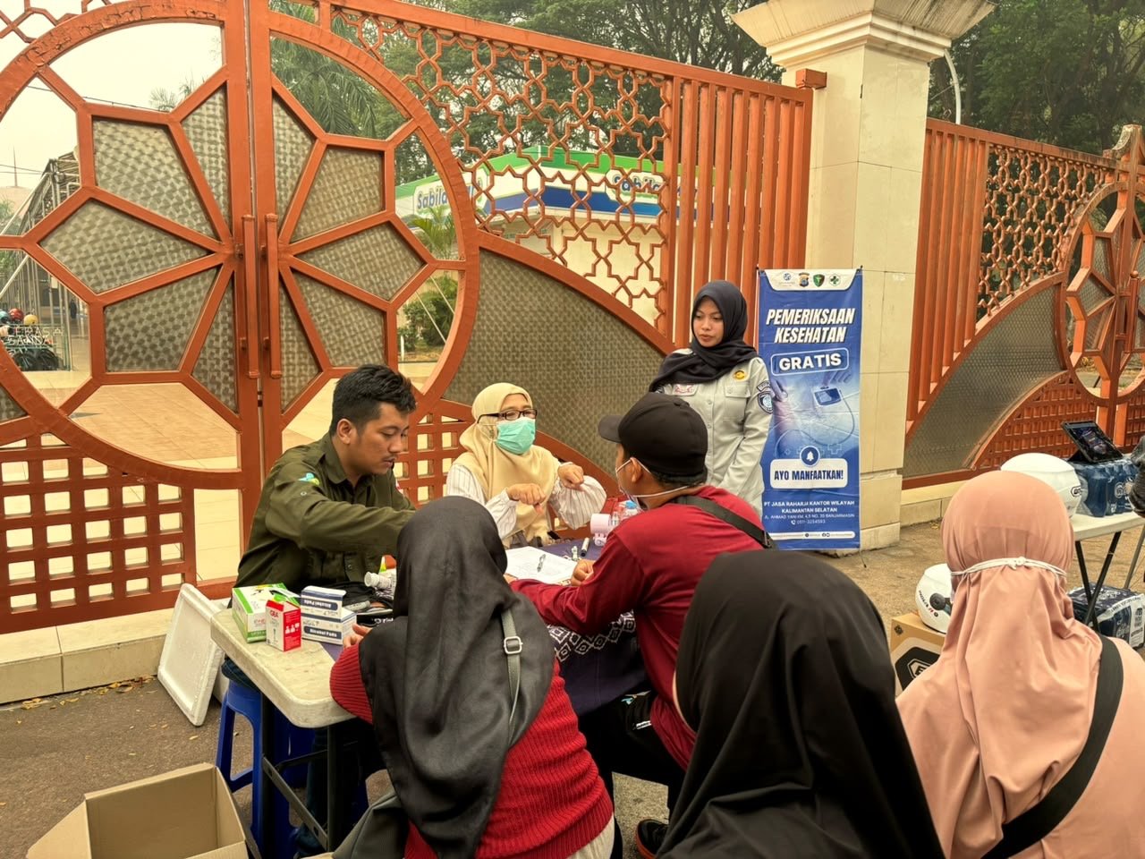 Jasa Raharja Kalsel Perkuat Upaya Pencegahan Kecelakaan melalui Layanan Kesehatan Gratis di CFD Jasa Raharja Kalsel Perkuat Upaya Pencegahan Kecelakaan melalui Layanan Kesehatan Gratis di CFD