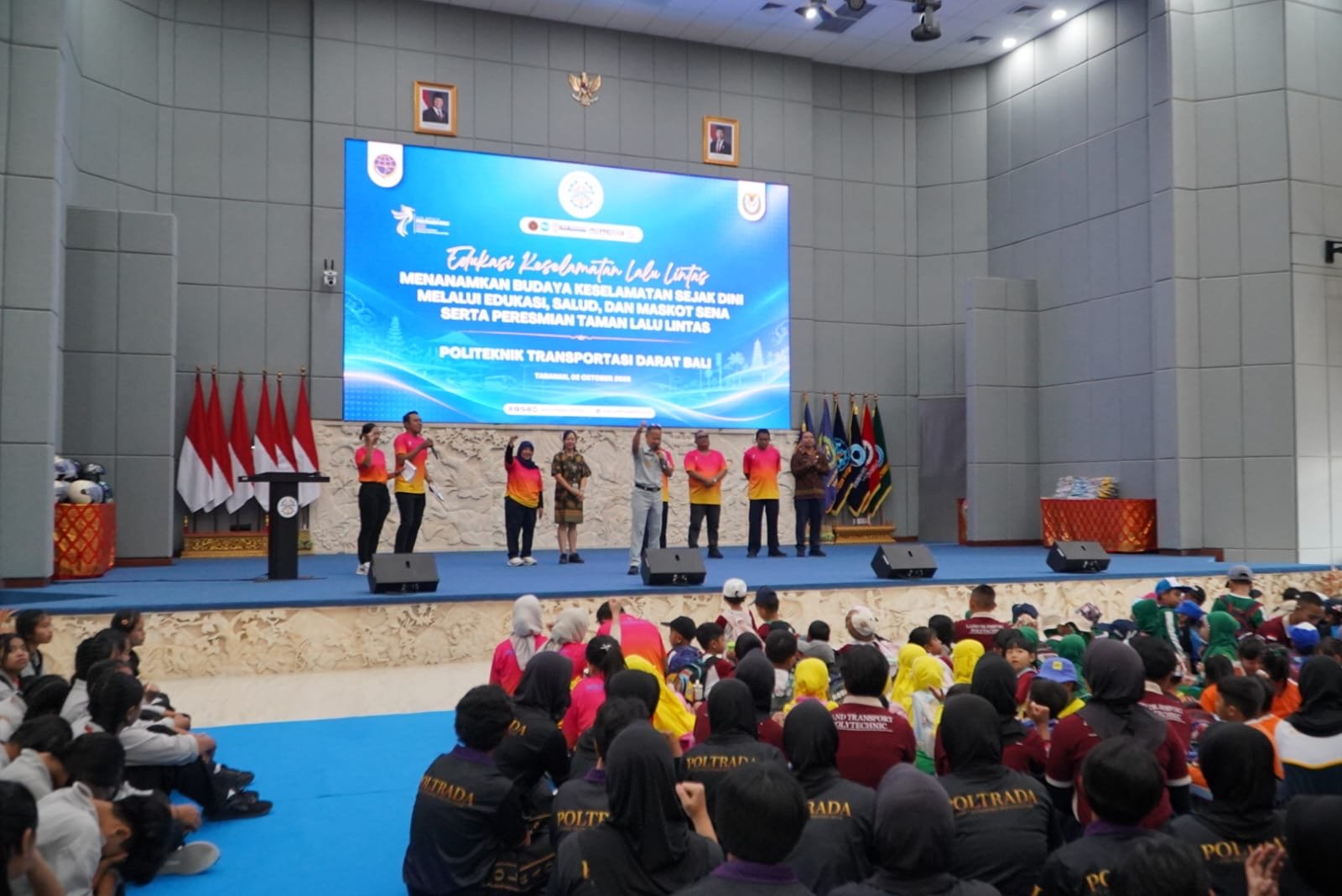 Jasa Raharja Bali Hadir di Dies Natalis ke-7 Poltrada, Taman Lalu Lintas Jadi Ruang Edukasi Keselamatan