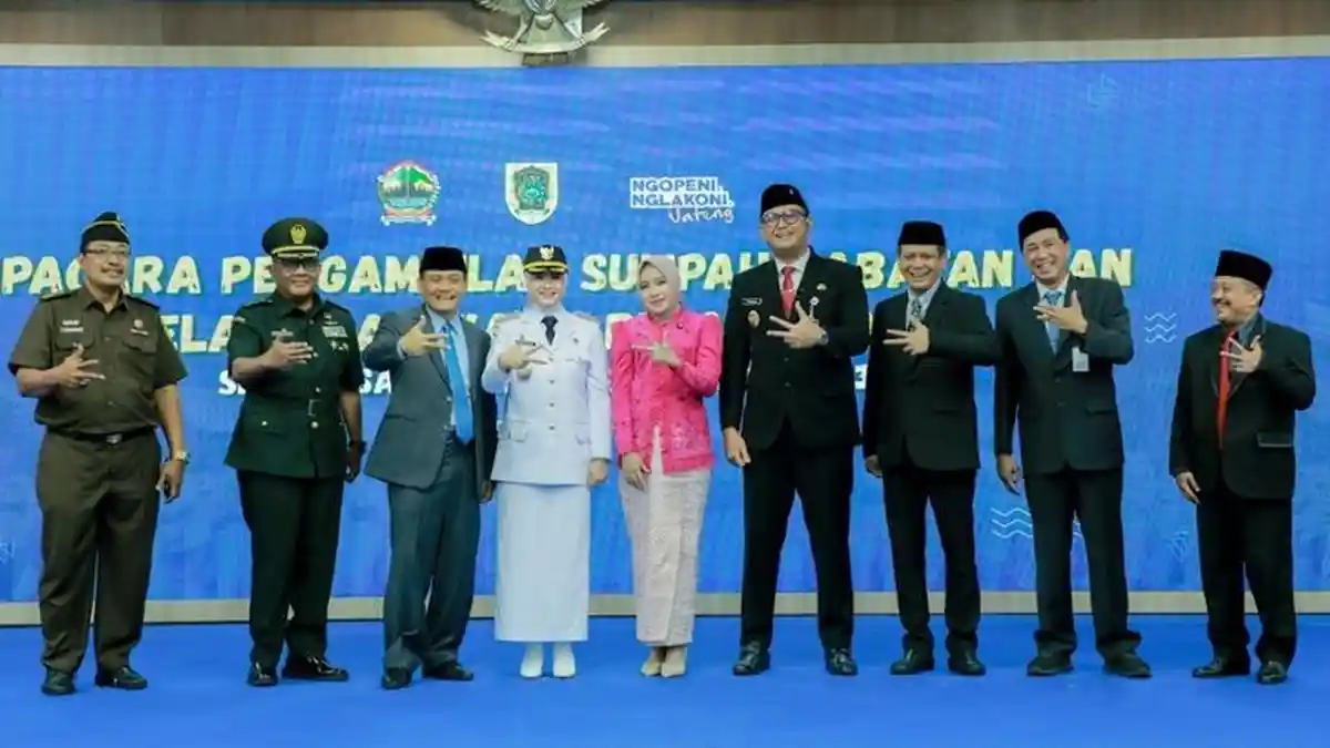 Gubernur Jawa Tengah Lantik Wakil Bupati Klaten Terbaru