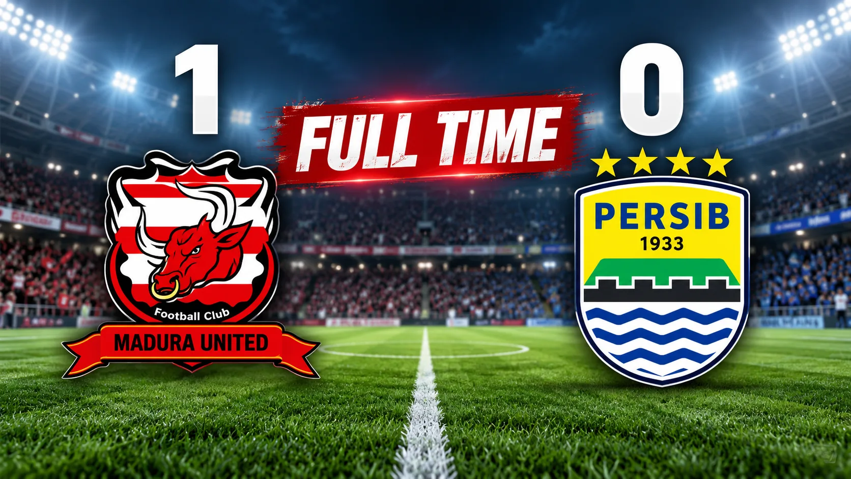 Madura United Menang 1-0 Atas Persib Bandung